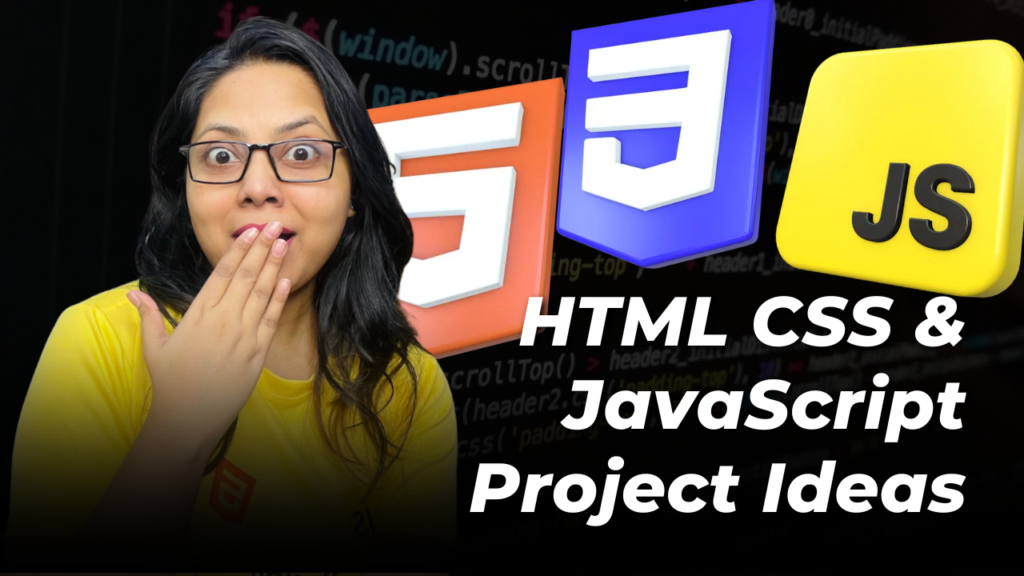 HTML CSS JavaScript Project Ideas for Beginners - DesignWithRehana