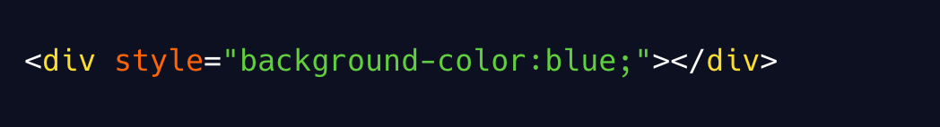 HTML Style - syntax
