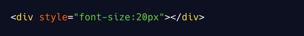 font syntax