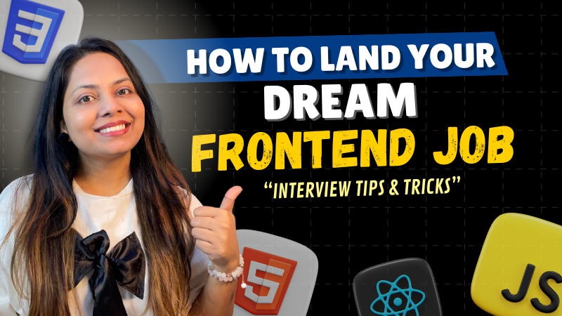 How to land your dream frontend job
