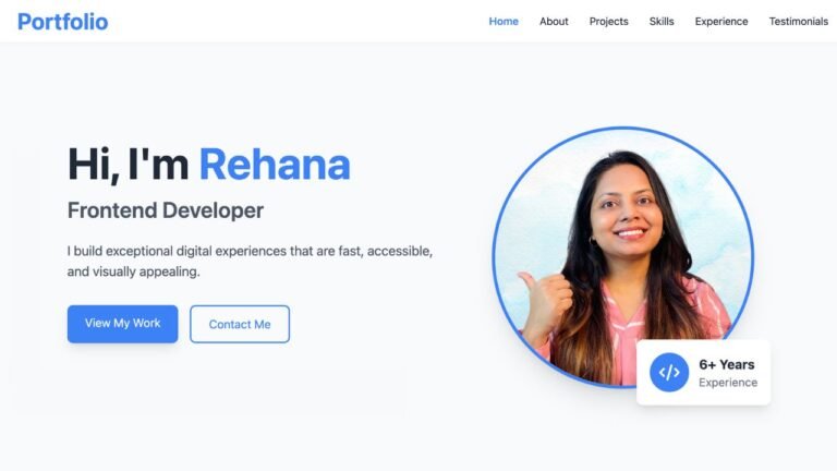 Portfolio website