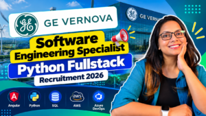 GE Vernova Software Engineering Specialist Recruitment 2026